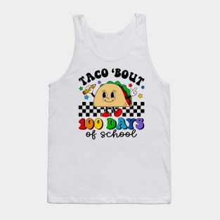 Taco 100 Days Of School Teachers 2023 Boys And Girls Tank Top